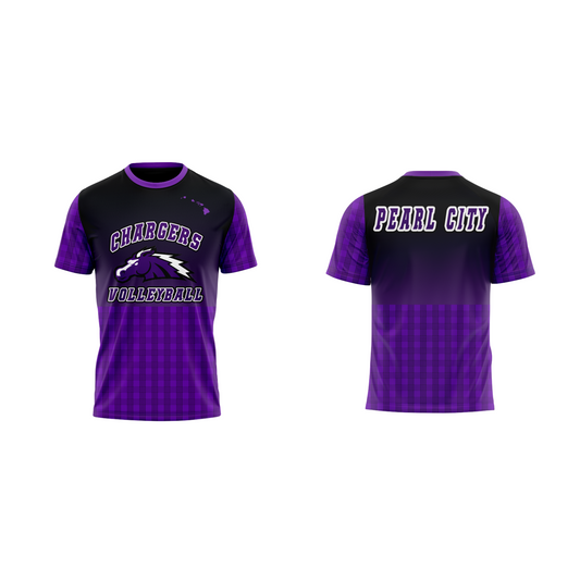 PCHS Chargers Volleyball - Short Sleeve Shirt