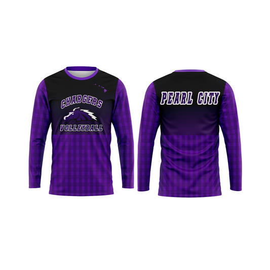 PCHS Chargers Volleyball - Long Sleeve Shirt