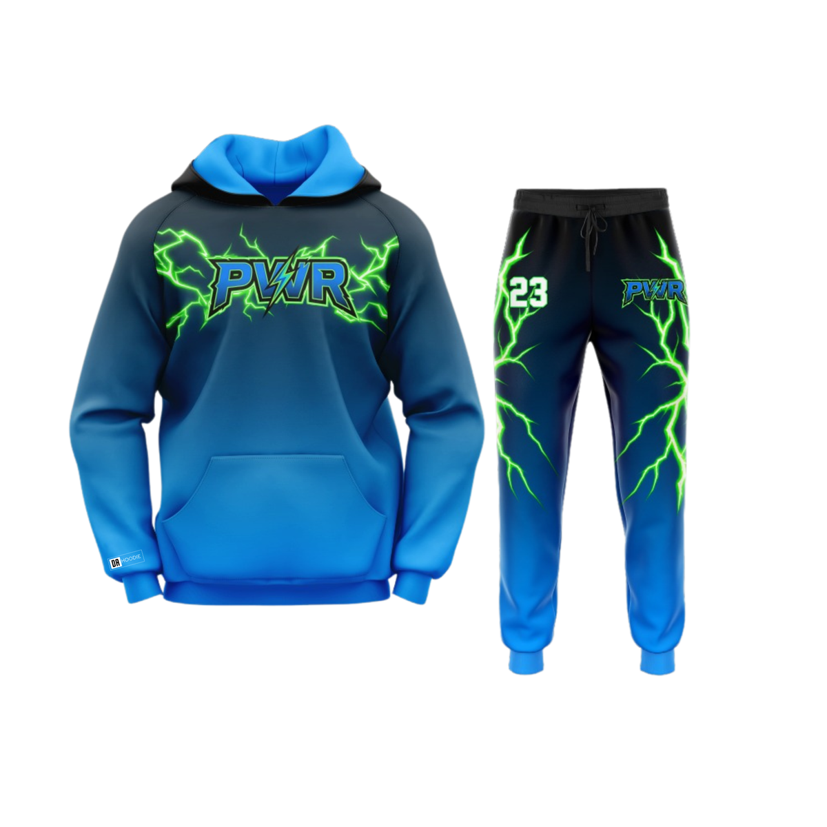PWR Basketball Hoodie & Pants Set - YOUTH
