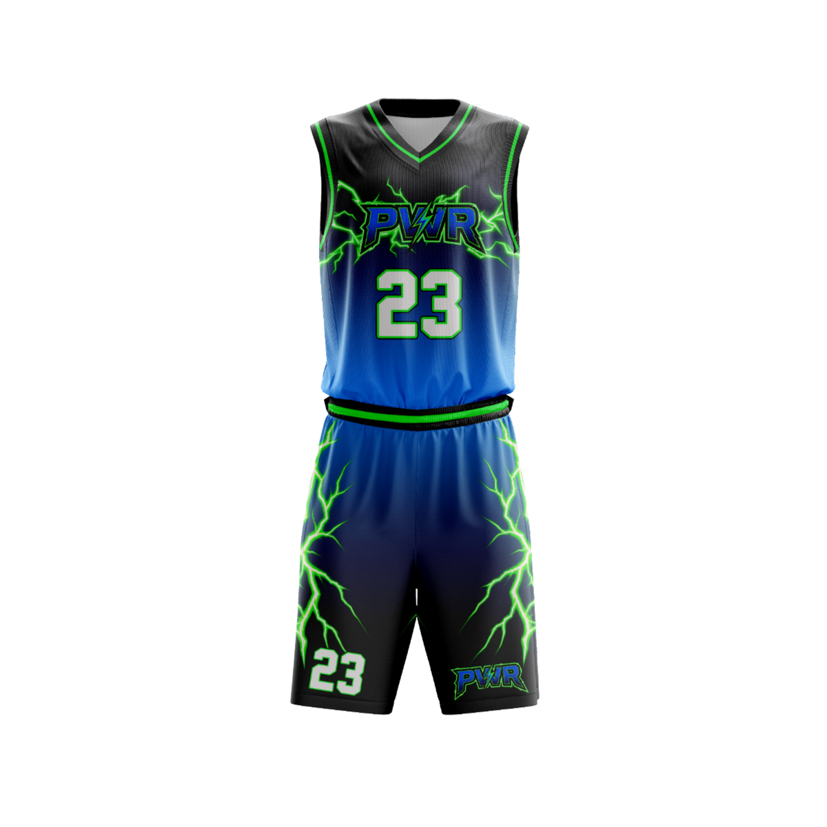PWR Basketball Jersey Combo Set