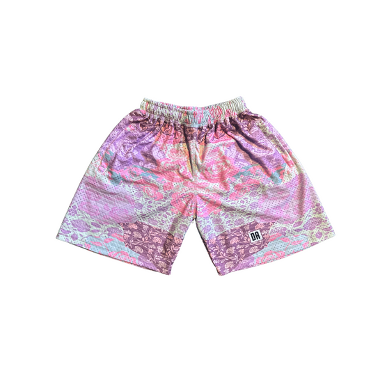 *PRE-ORDER* Mesh Shorts - Patched Roses