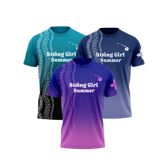 *CUSTOM* Strong Girl Summer - Short Sleeve Shirt