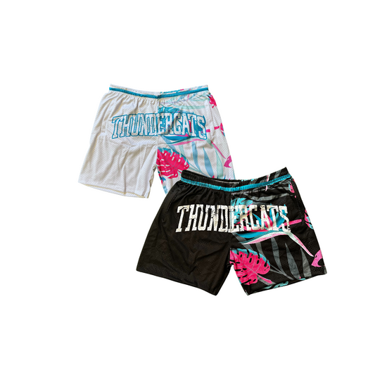 Thundercats Team Mesh Shorts Black White
