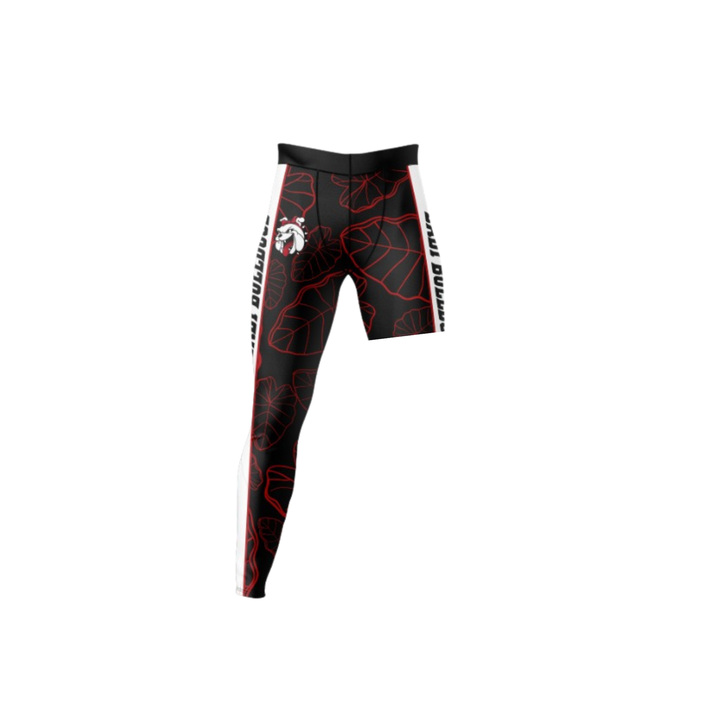Waialua Lady Bulldogs Compression Pants - Black