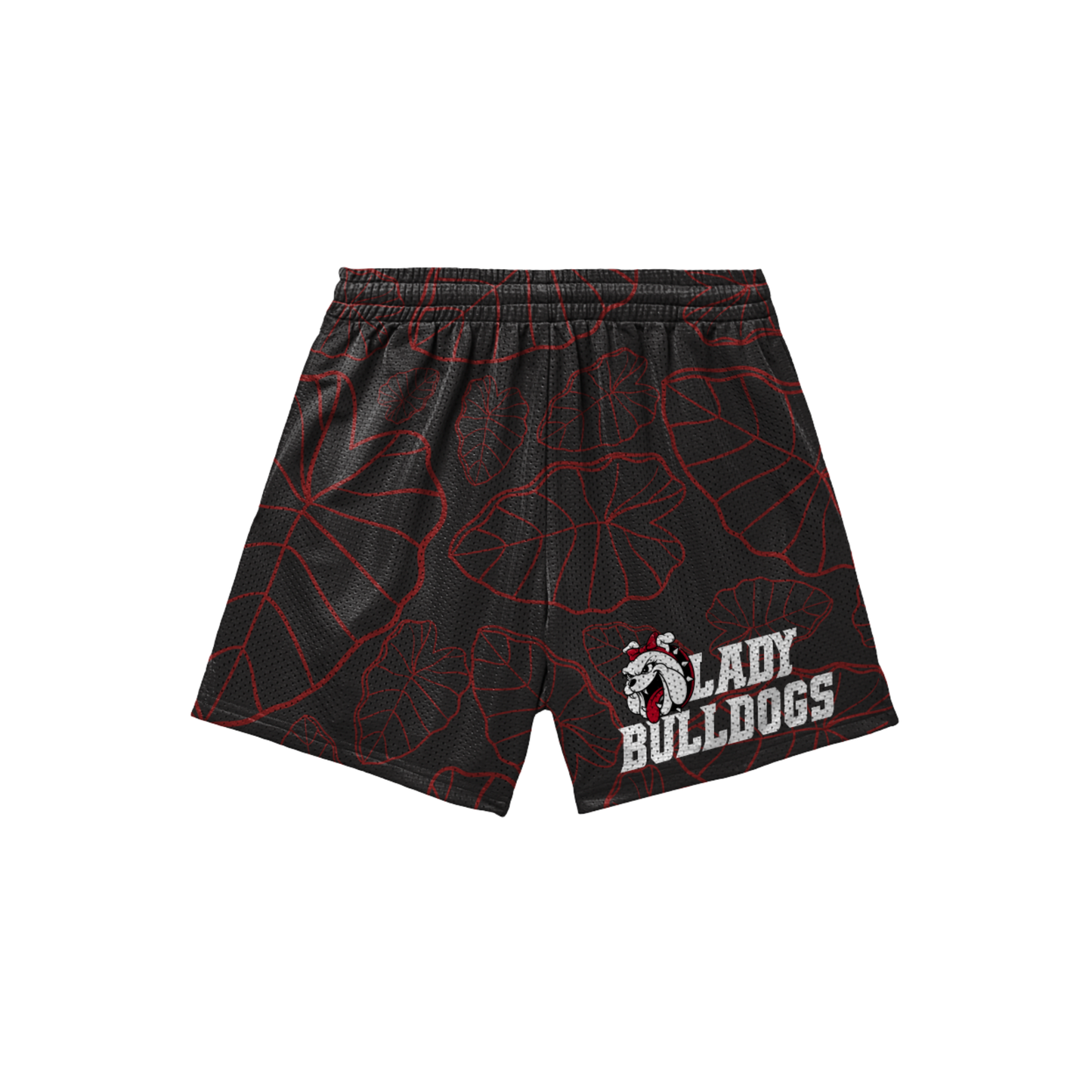 Waialua Lady Bulldogs Football Mesh Shorts