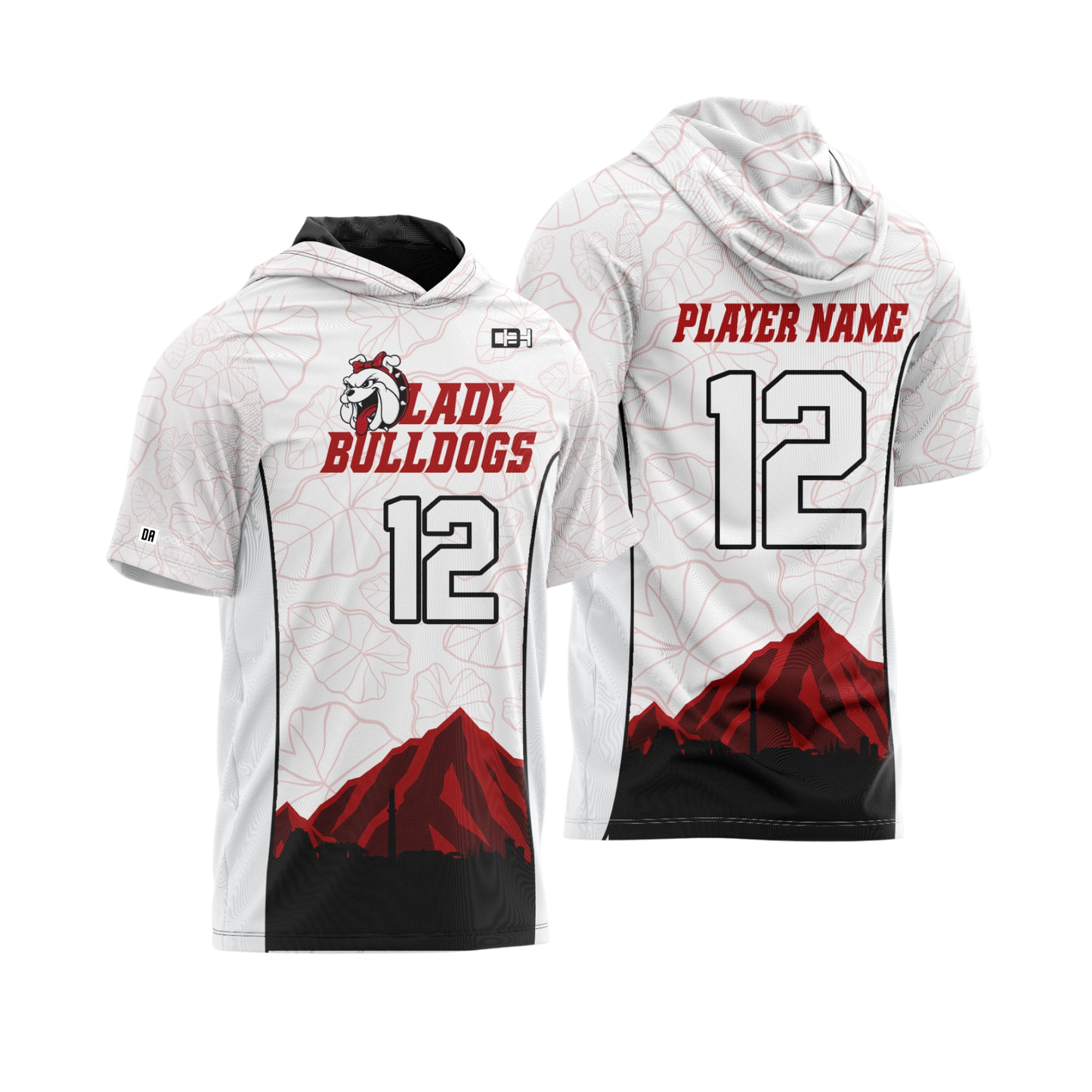 Waialua Lady Bulldogs Parent Booster Short Sleeve Shirt - White