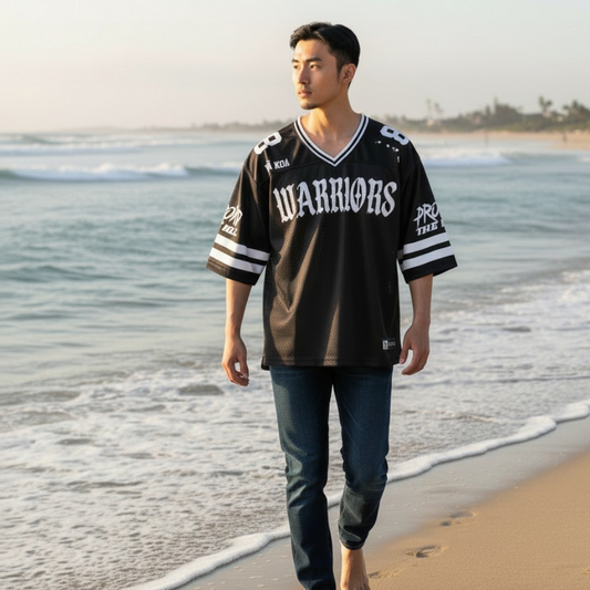 Warriors Fan Game Day Mesh Jersey - Black