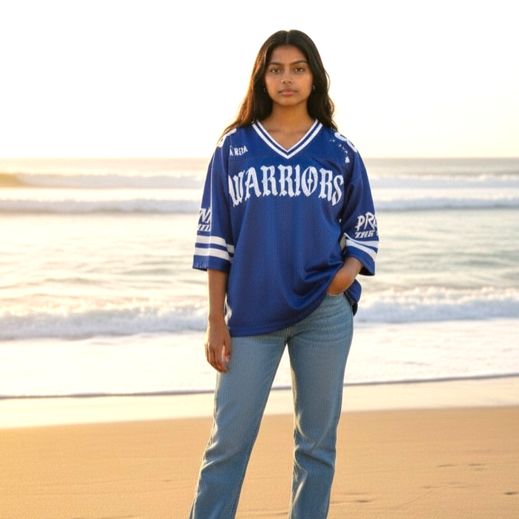 Warriors Fan Game Day Mesh Jersey - Navy